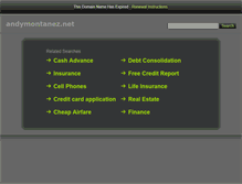 Tablet Screenshot of andymontanez.net